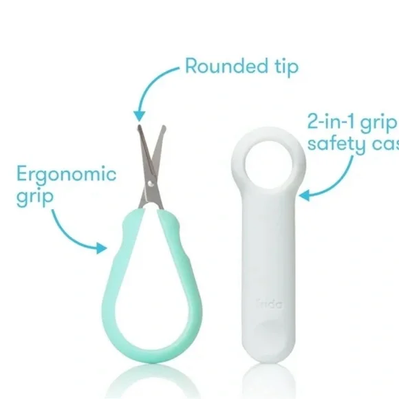 Fridababy Easy Grip Nail Scissors NIB - Picture 5 of 9